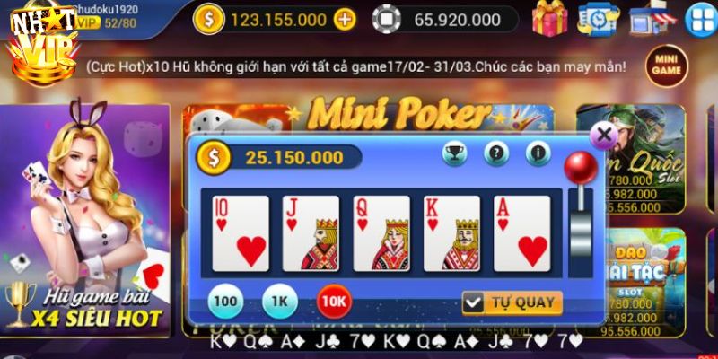 Đại diện mini poker